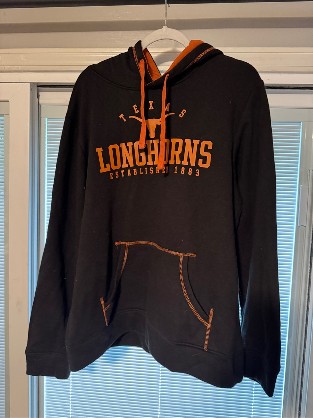 Fanatics Black and Orange Texas Longhorns Long Sleeve Hoodie